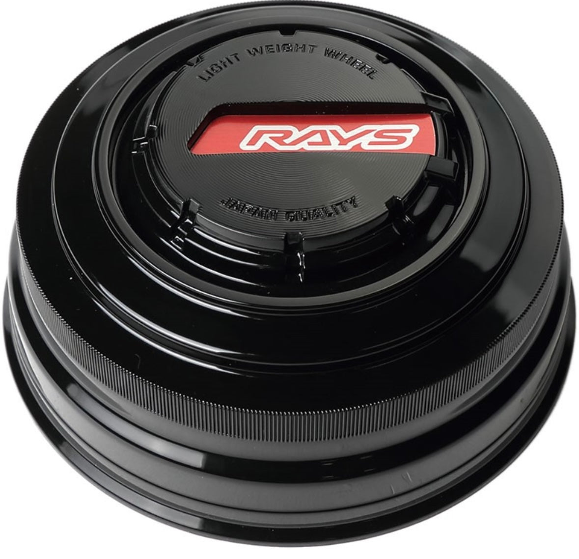 RAYS GRAMLIGHTS LPS Large PCD Center Cap in Black